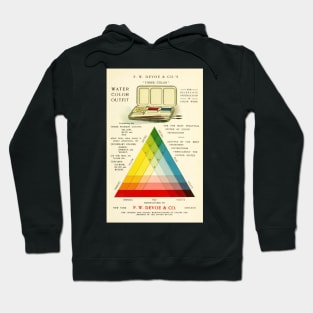 Gorgeous early 20th c. color instruction image Hoodie